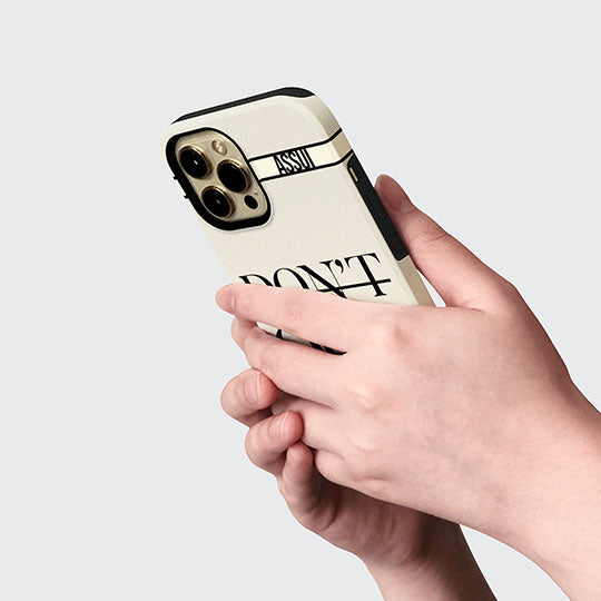 ASSUI Custom Shellfie Case for iPhone 12 Pro Max - Don't Quit