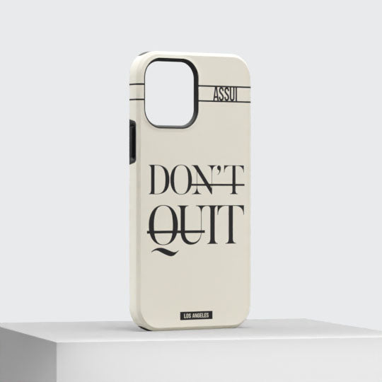 ASSUI Custom Shellfie Case for iPhone 13 Pro Max - Don't Quit