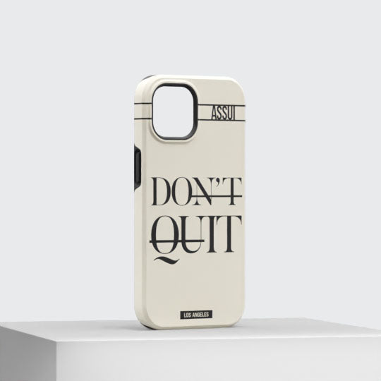 ASSUI Custom Shellfie Case for iPhone 14 - Don't Quit