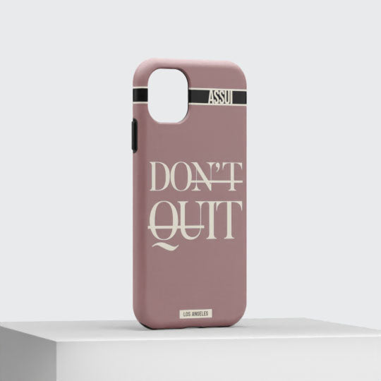 ASSUI Custom Shellfie Case for iPhone XR - Don't Quit