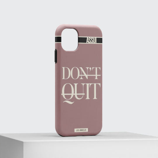 ASSUI Custom Shellfie Case for iPhone Xs Max - Don't Quit