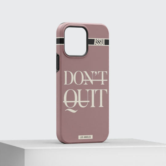 ASSUI Custom Shellfie Case for iPhone 14 Pro Max - Don't Quit