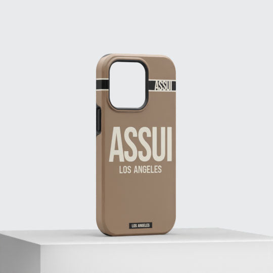 ASSUI Custom Shellfie Case for iPhone 15 Pro - TXT