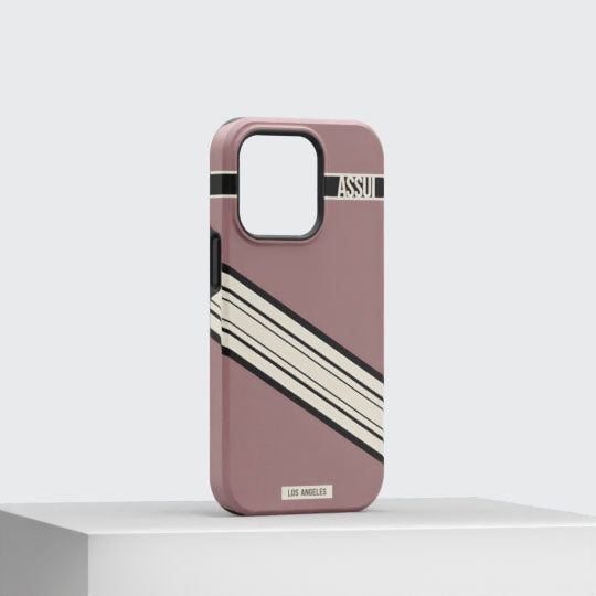 ASSUI Custom Shellfie Case for iPhone 15 Pro - Triple Dry Rose