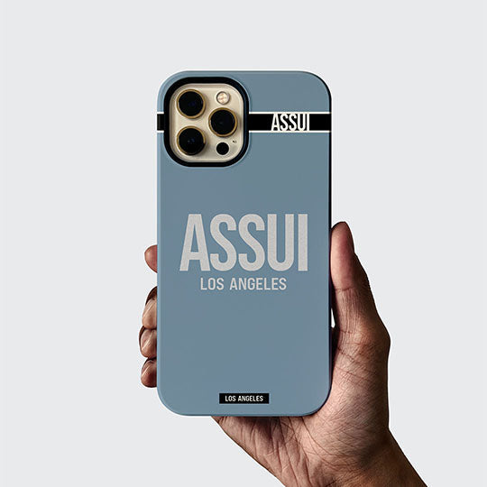ASSUI Custom Shellfie Case for iPhone 14 Plus - Denim