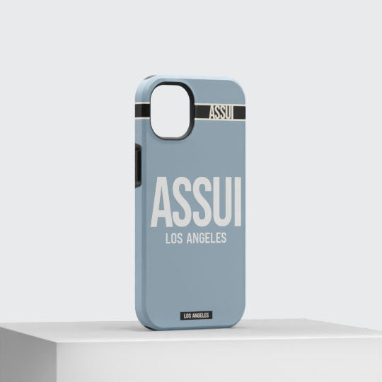 ASSUI Custom Shellfie Case for iPhone 13 mini - Denim