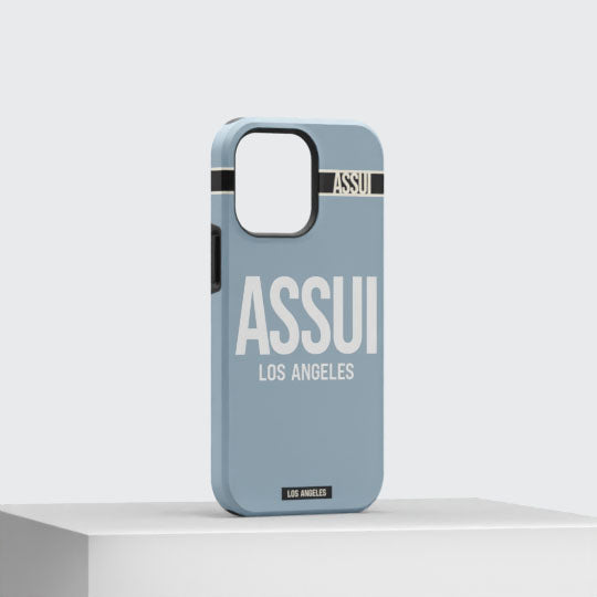 ASSUI Custom Shellfie Case for iPhone 13 Pro - Denim
