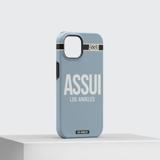 ASSUI Custom Shellfie Case for iPhone 15 - Denim