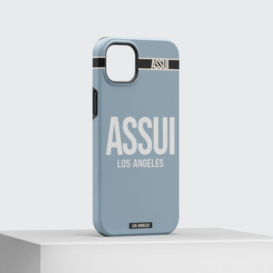 ASSUI Custom Shellfie Case for iPhone 15 Plus - Denim