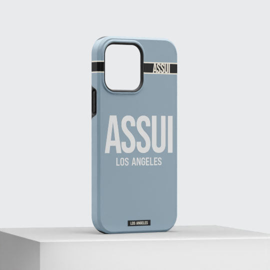 ASSUI Custom Shellfie Case for iPhone 15 Pro Max - Denim