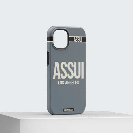 ASSUI Custom Shellfie Case for iPhone 15 - Indigo