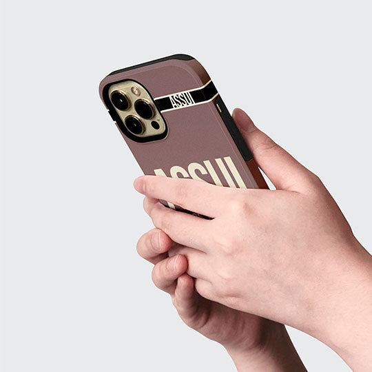 ASSUI Custom Shellfie Case for iPhone 12 mini - Dry Rose