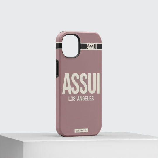ASSUI Custom Shellfie Case for iPhone 13 - Dry Rose