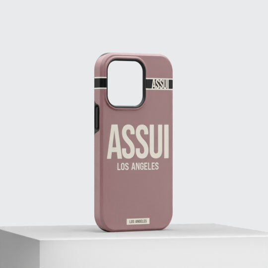 ASSUI Custom Shellfie Case for iPhone 15 Pro - Dry Rose