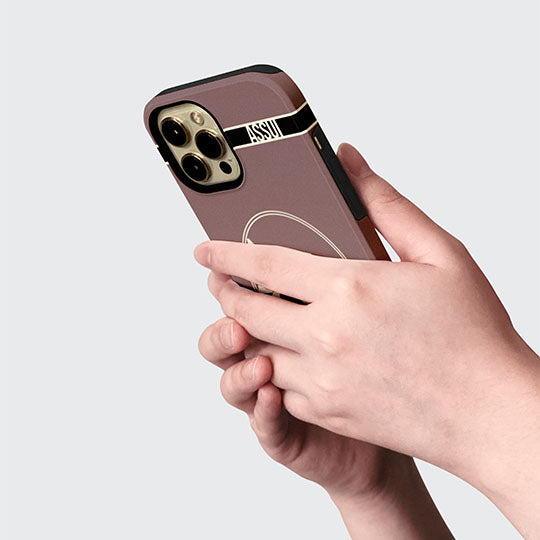 ASSUI Custom Shellfie Case for iPhone 15 Pro Max - Dry Rose